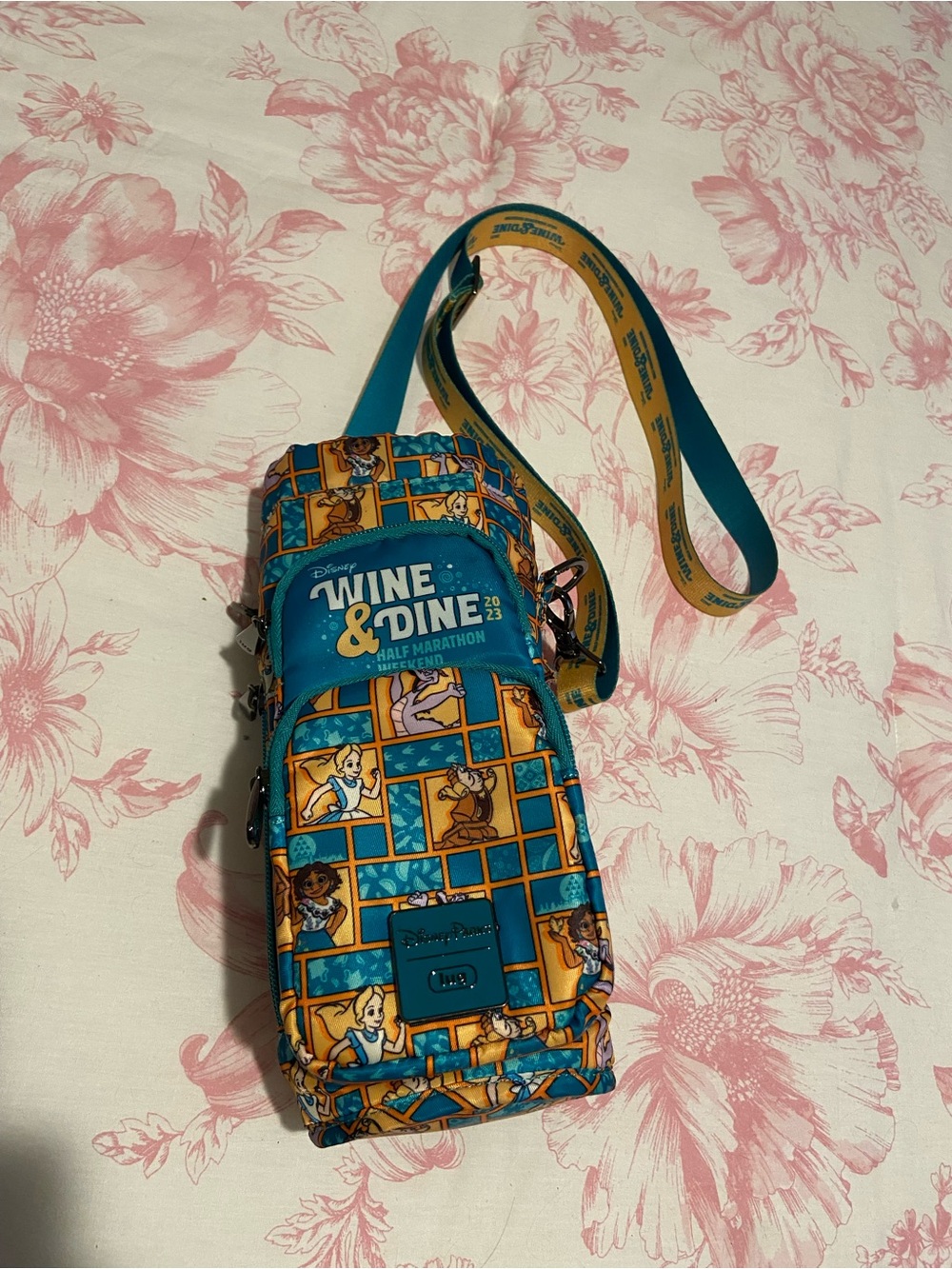 Disney Teal and Orange Wine & Dine Character Sling Bag - Picture 2 of 2